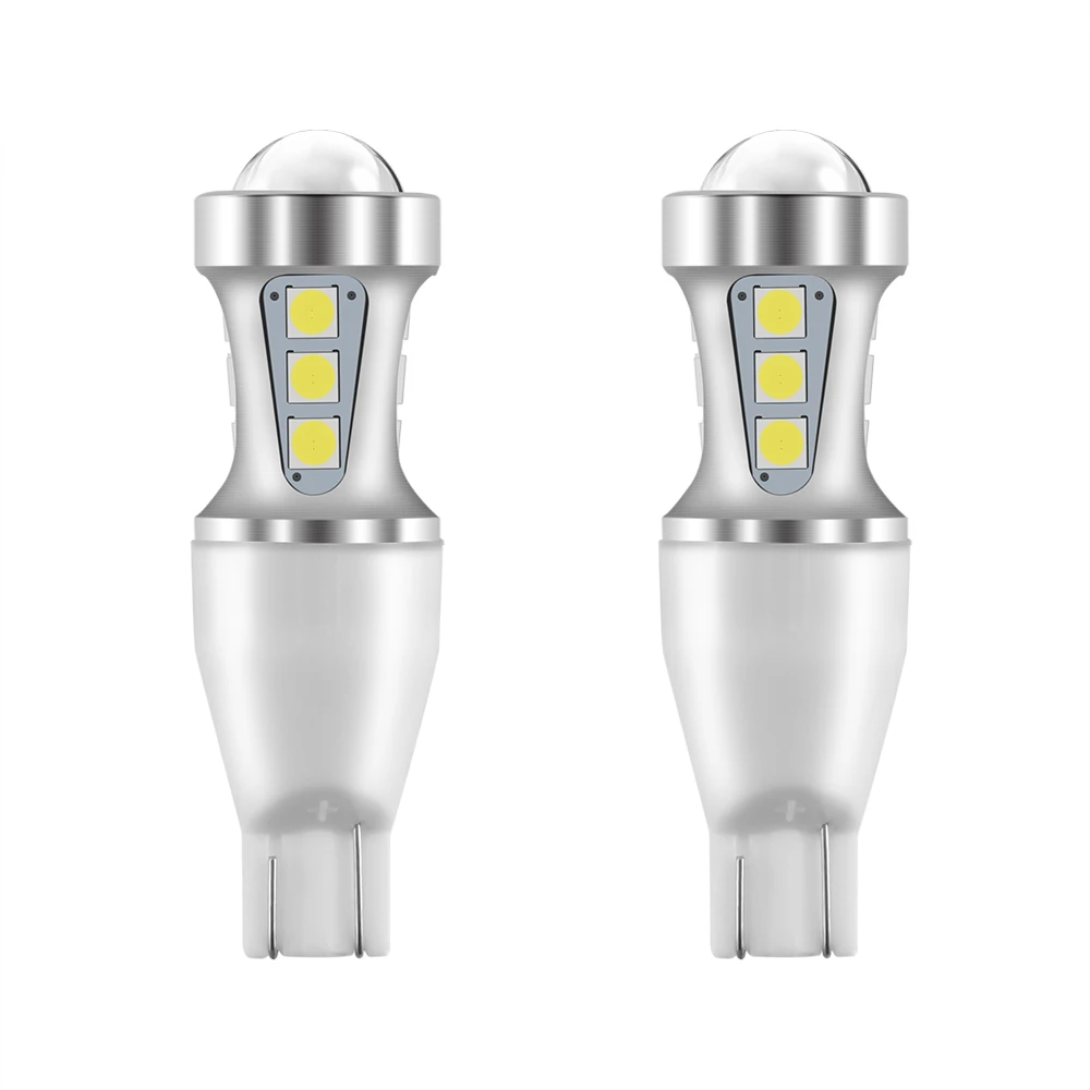 

2pcs T15 LED Bulbs Canbus OBC Error Free LED Backup Light 921 912 W16W LED Bulbs Car Reverse Lamp Xenon White D030