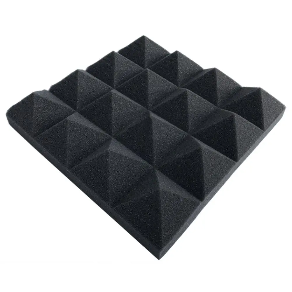 

25*25*5CM 3D Pyramidal Acoustic Foam Panels DIY Mural Wall Stickers Sound Insulation Wall Art Decoration Noise Reduction Sticker