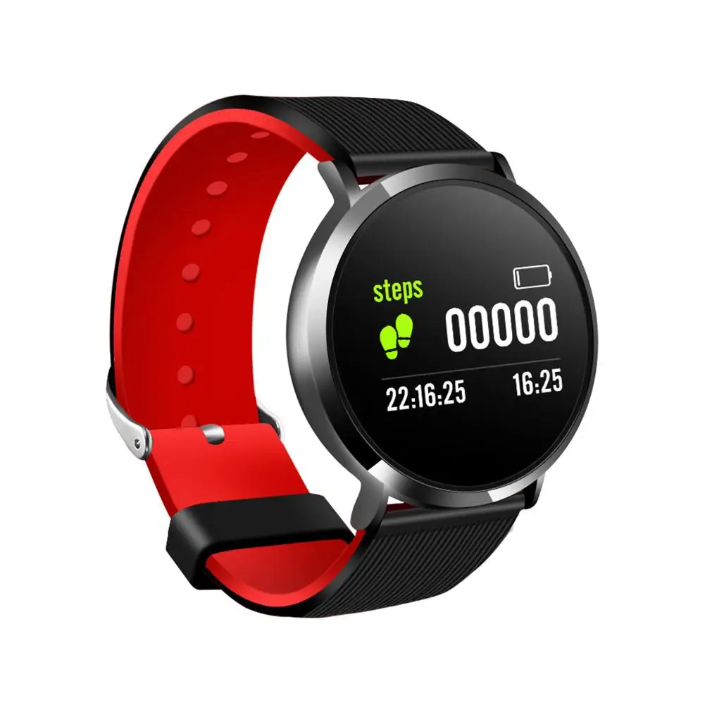 

Round Screen T8 Bluetooth Smart Bracelet Heart Rate Blood Pressure Monitoring Sports Health Smart Watch