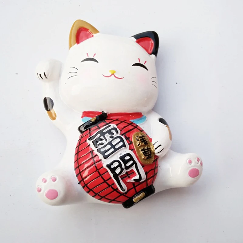 Lychee Life 3D Lucky Cat магнит на холодильник Креативный дизайн животных магниты Kawaii