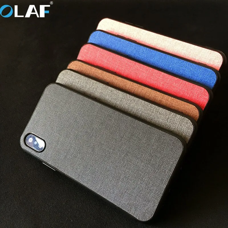

Cloth Texture case For iPhone Xs Max case Heat Dissipation TPU Cover for iphone 7 8 6 6s Plus 10 5 5s X Capa Coque