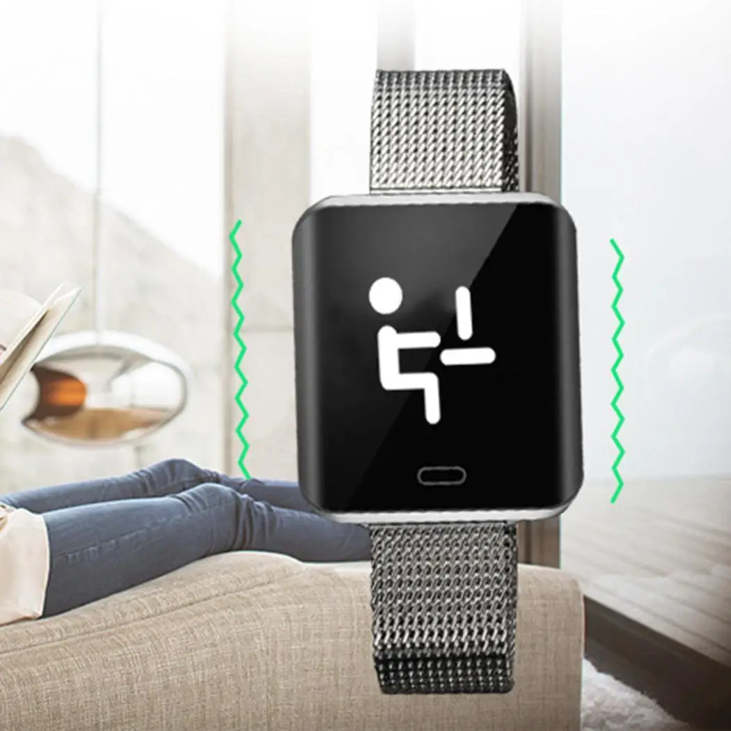 Водонепроницаемые Bluetooth Смарт часы спортивные пульсометр 180 мАч 4 0 серебряный