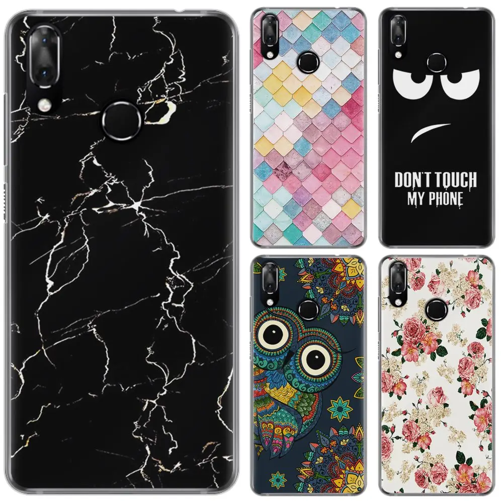 الملونة أنماط لينة جراب هاتف ل فودافون الذكية X9 5.7 بوصة تصميم الأزياء الفن رسمت TPU غطاء سيليكون