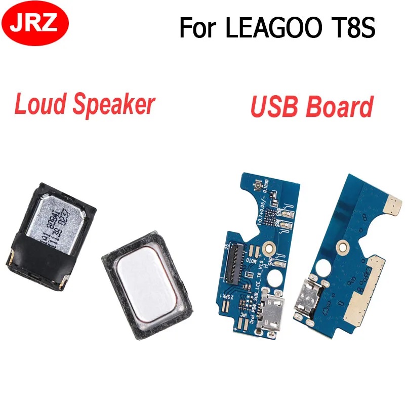 Разъем USB для зарядки LEAGOO T8S Плата подключения и гибкий кабель динамика мобильный