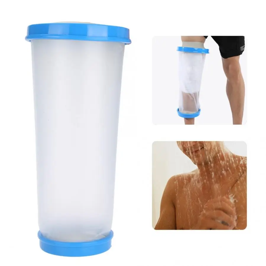Support Belt Waterproof Cast Bandage Protector Wound Fracture Knee Cover for Shower Adult Correction | Красота и здоровье