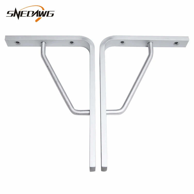 

2pcs Triangular Bracket 6''/8''/10''/12''/14''/16'' Shelf Bracket for Table Solid Aluminum Alloy Triangle Bracket Support Bench