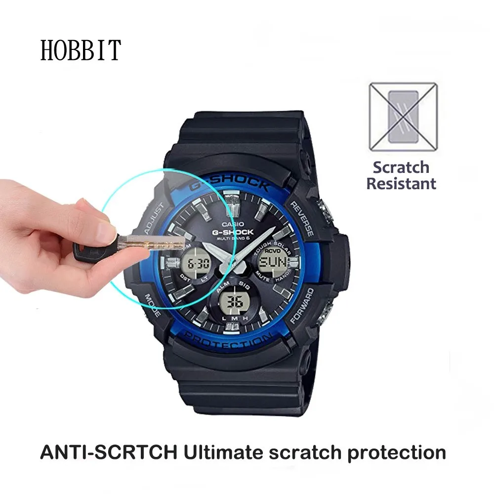 Закаленное стекло 9 ч для Casio GAW 100B PRW 60 70000.3mm 2.5D прозрачное устойчивое к царапинам 2