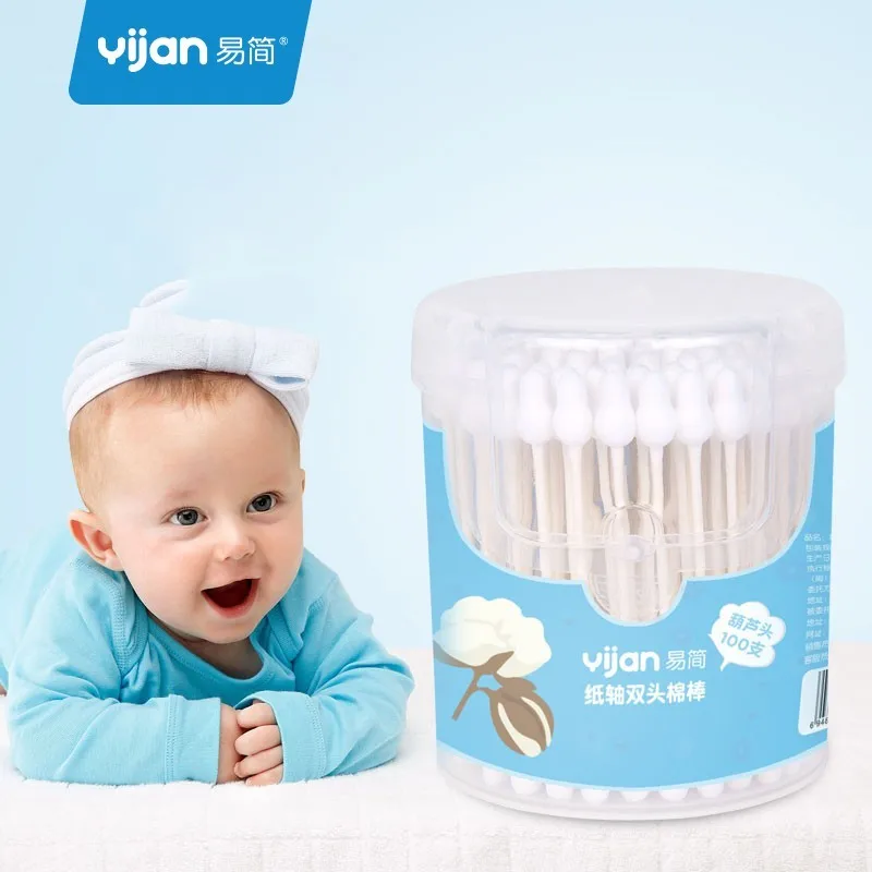 Beli Kapas Bayi Telinga Hidung Perut dan Pusar Bersih Kertas Poros Kapas 100 PCS Anak Tongkat Telinga Tunas qtips Makeup Remover Online Kapas Bayi Telinga Hidung Perut dan Pusar Bersih Kertas Poros Kapas 100 PCS Anak Tongkat Telinga Tunas qtips Makeup Remover