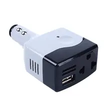 Автомобильный инвертор постоянного тока 12-24 В в переменный ток 220 в преобразователь напряжения USB зарядное устройство автомобильный преобразователь напряжения аксессуары для автомобильной электроники