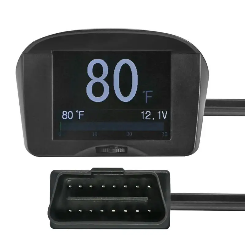 AUTOOL X50 Plus автомобильный OBD HUD Дисплей OBD 2 II автоматический проектор Цифровой измеритель скорости напряжения сигнализация датчик температуры воды
