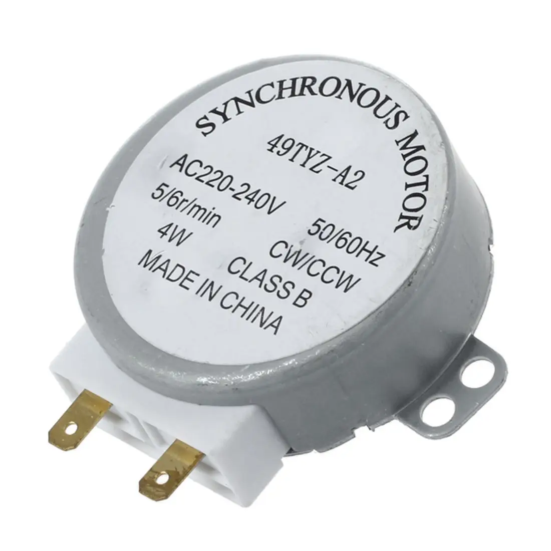 Горячая Распродажа AC 220-240V 50/60Hz 5/6RPM 4W Вращающийся синхронный двигатель для
