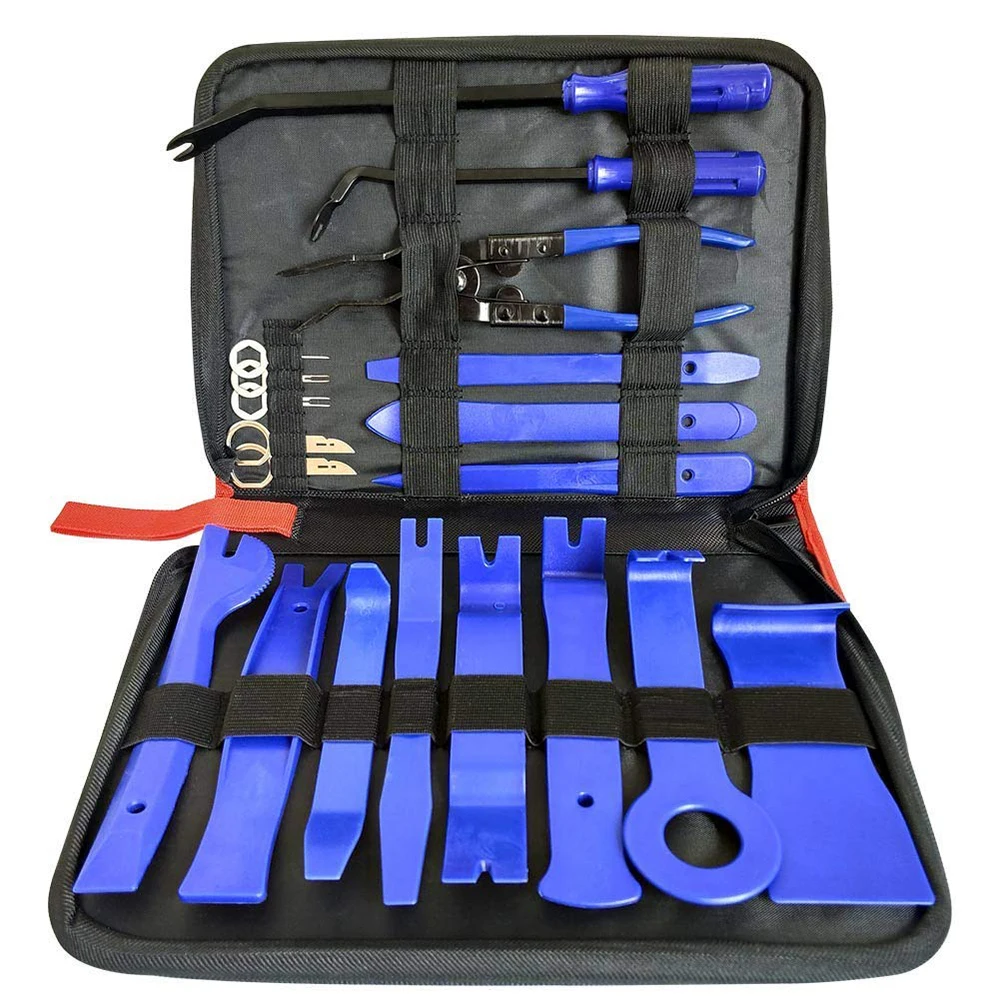

19pcs Car Door Panel Trim Removal Tool Audio Radio for Installation and Remover Strong Nylon Pry Tool Kit