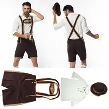 Мужской костюм для Октоберфеста Lederhosen немецкий пивной фестиваль Вечерние наряды Хэллоуин вечерние Косплей Одежда Игрушки