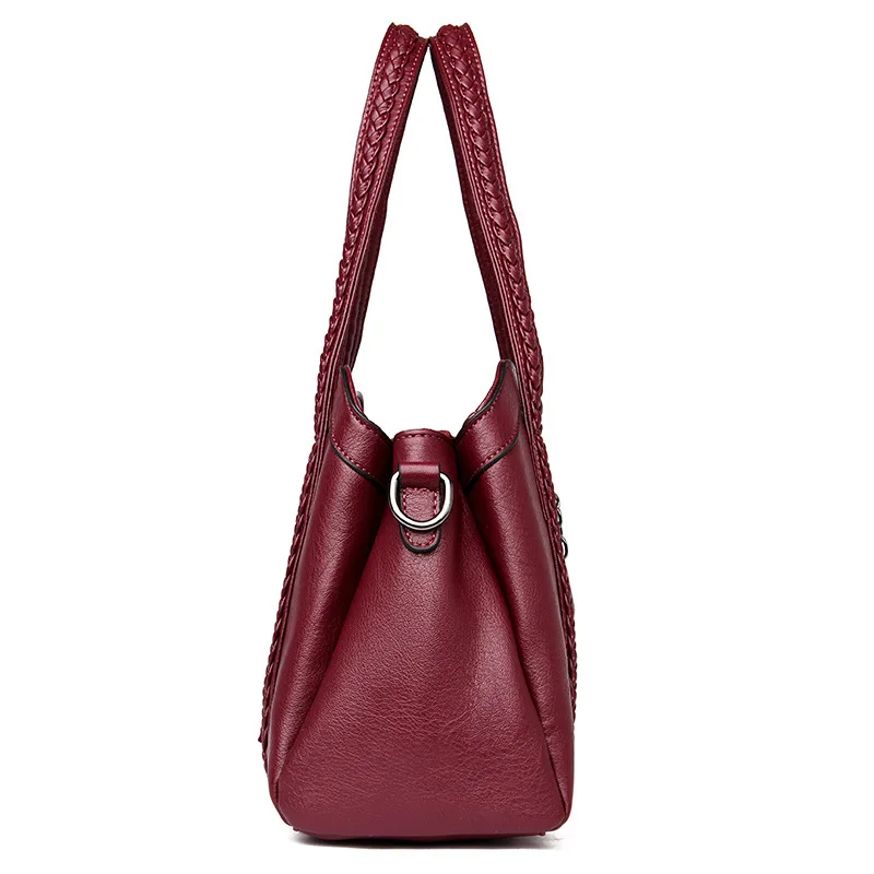 Hot Women Handbag Genuine Leather Tote Bags Tassel Luxury Women Shoulder Bags Ladies Leather Handbags Women Fashion Bags