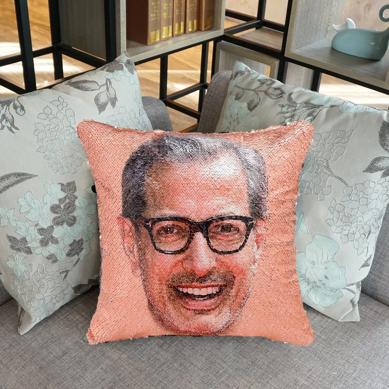 

2019 NEW Double Color Sequins Flash Cover Mermaid Gold Sequin Pillow Case Changing Reversible Pillow Case Home Dropshipping