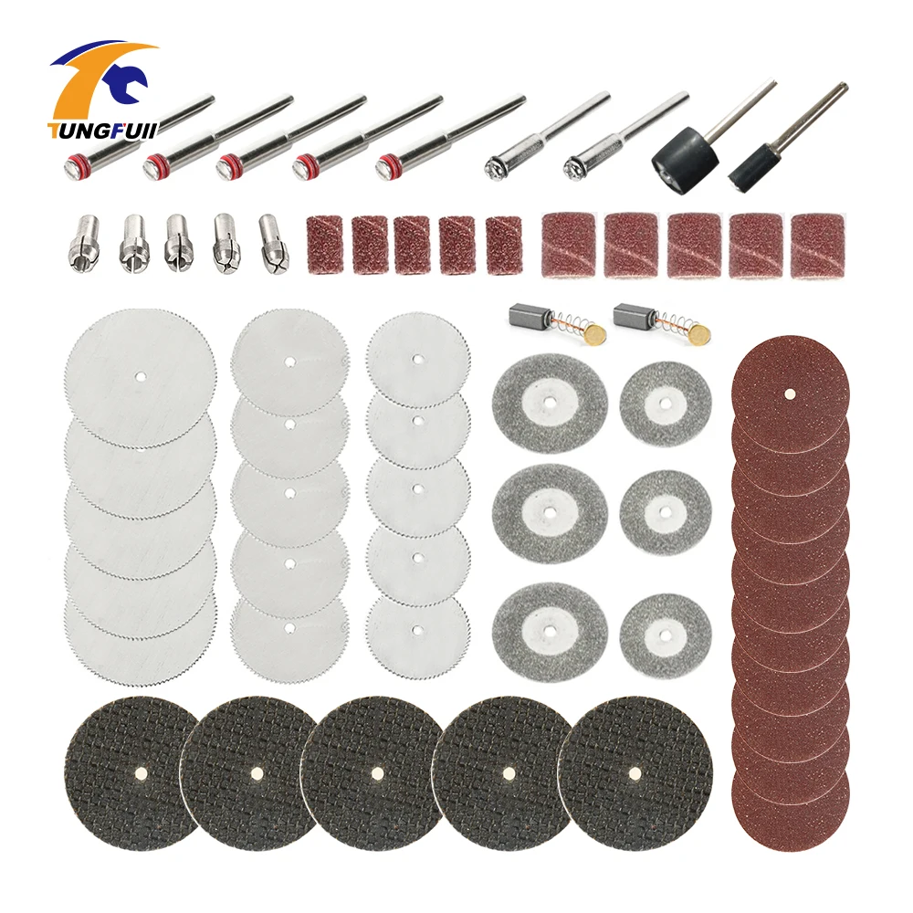 Buy Tungfull 61pcs Drill Bits Abrasive Tools Dremel Accessories Diamond Cutting