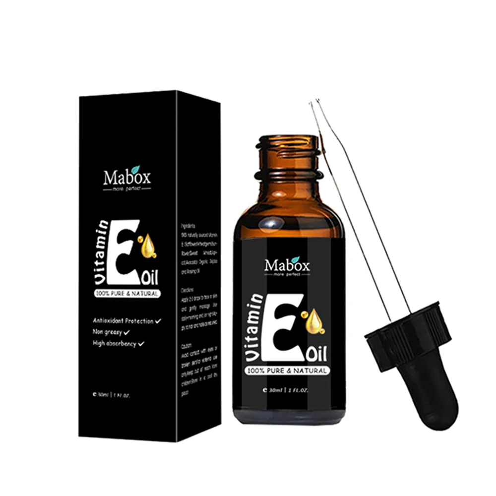 Harga Alami dan Organik Vitamin E Minyak Wajah dan Kulit, Mengurangi Keriput dan Memudar Bintik bintik Gelap. Mudah untuk Menggunakan Tetes