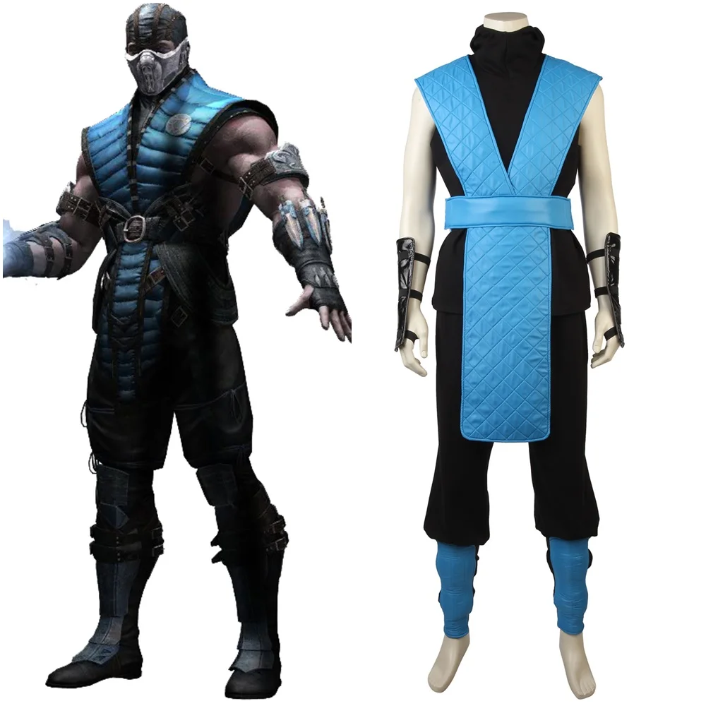 Карнавальный костюм Mortal Kombat X Sub Zero мужская одежда|Игровые костюмы| |