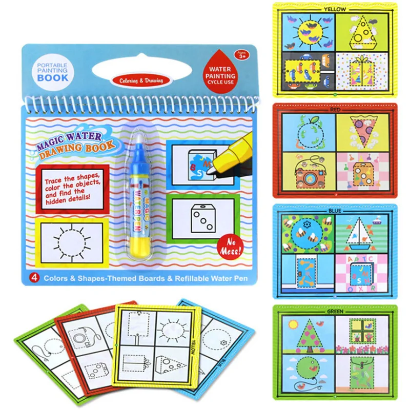 

baby Water Book Coloring Book Writing Painting Magic Pen Child Drawing Book