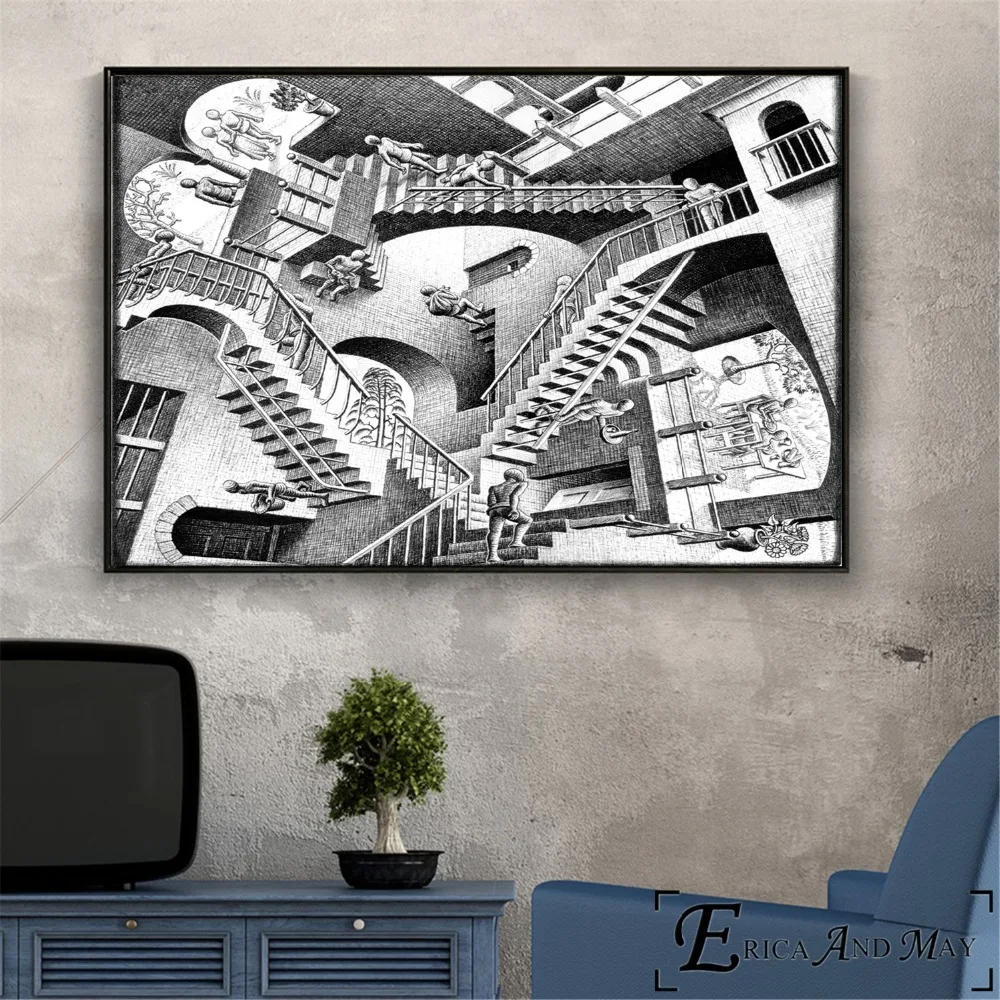 Generic Escher Surreal Geometric Artwork Canvas Prints Oil Jumia Nigeria