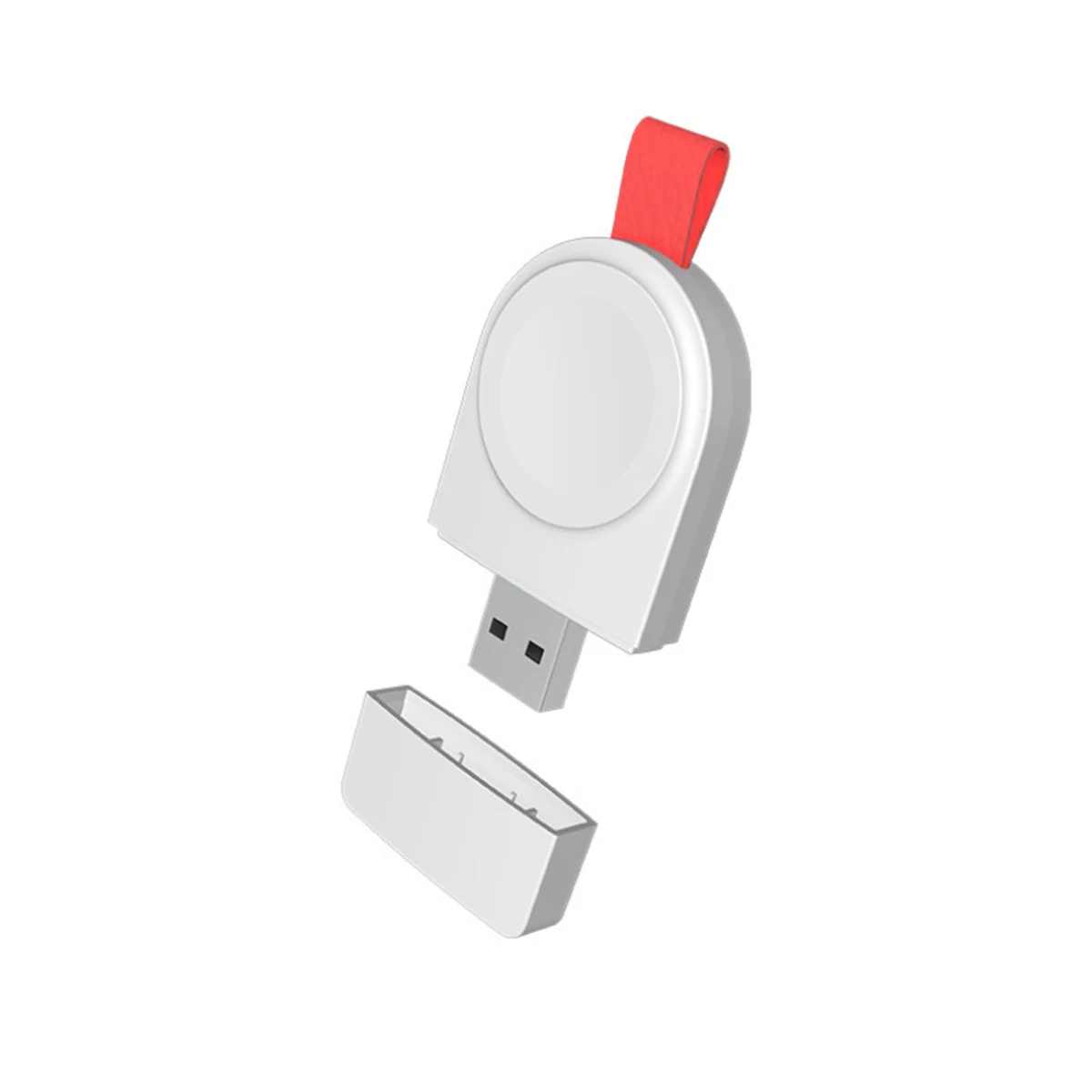 SOONHUA Portable Wireless USB Charger Fireproof ABS Wireless Fast Charging Stand for Apple Watch Series 4 3 2 1 Apple Watch