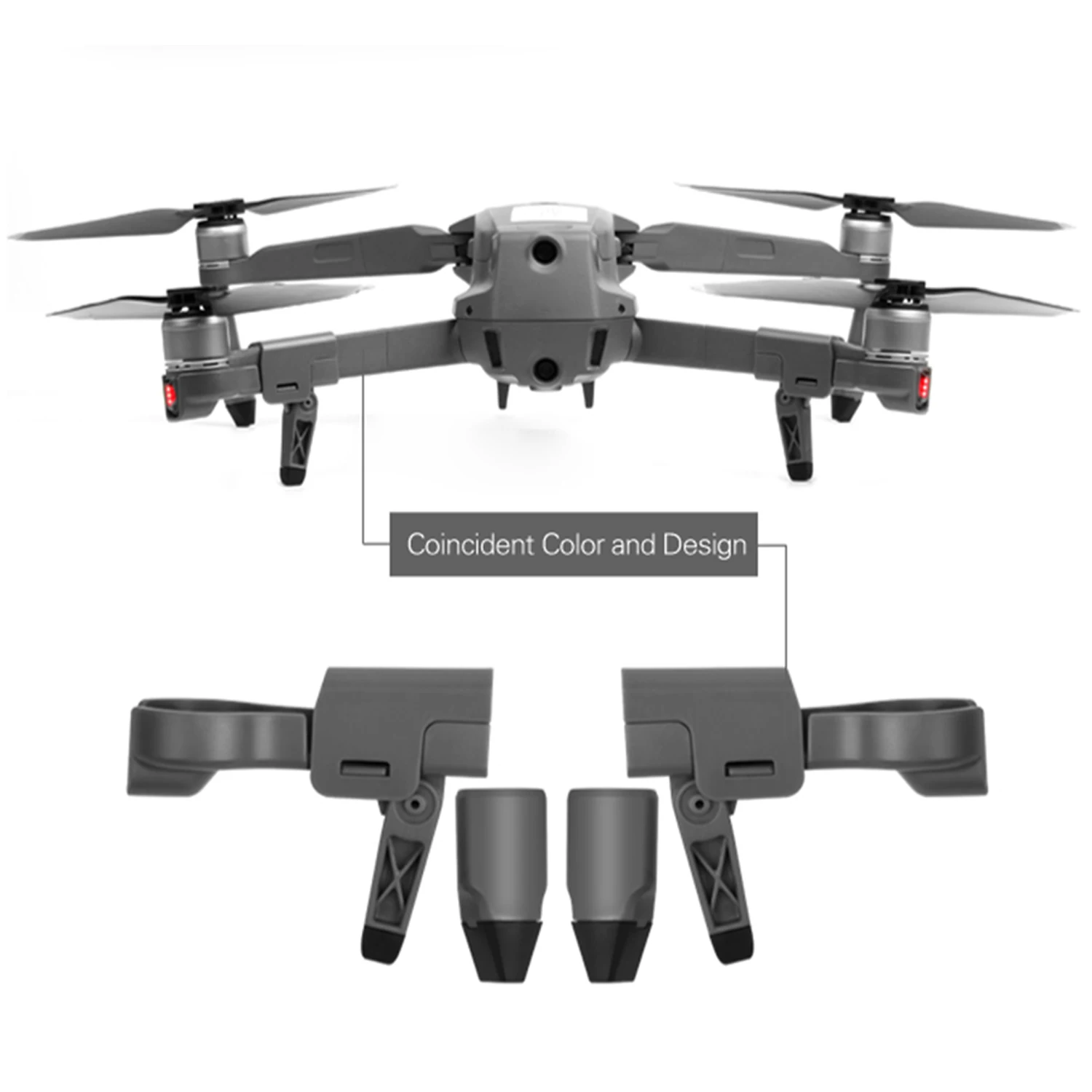 SUNNYLIFE 4 шт. складные удлинители ножек опорные ножки защита для DJI Mavic 2 Pro Zoom