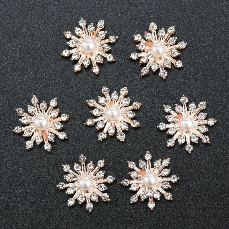 

10pcs Star Rhinestone Buttons For Girl Hair Accessories Dress Crafts Jewelry Accessories Scrapbooking Decorative Buttons 16mm