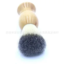 100 шт. щетка для бритья с деревянной ручкой нейлоновая Мужская Борода Профессиональная парикмахерская Чистящая бритва для бритья Инструменты Мода