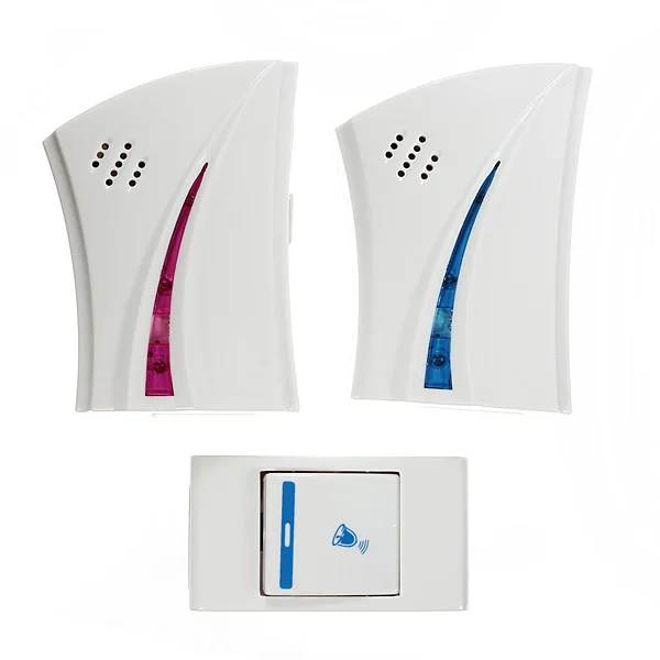 Hot sales 36 Melody Music Wireless Digital Doorbell 2 Receivers 1 Remote Button 9510FD3