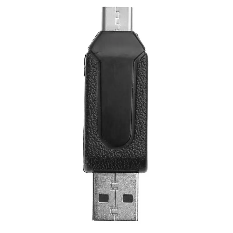 Портативный высокоскоростной 480 Мбит/с Пластик OTG USB2.0 Тип-C USB 3,1 устройство чтения карт памяти SD TF для Micro SD карты для мобильного телефона