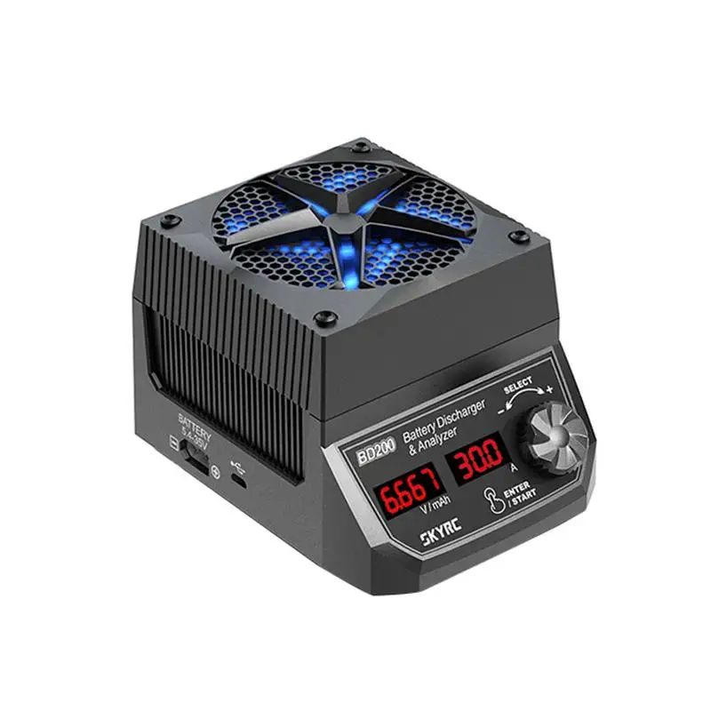 

SKYRC BD200 Battery Discharger & Analyzer Discharge 5.4V-35V Battery Load Tester Constant Power Constant Current Capacity Tester