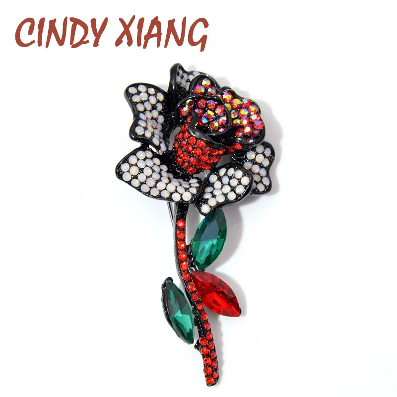 Женская Винтажная брошь CINDY XIANG Большая Булавка в форме стены зимнее пальто