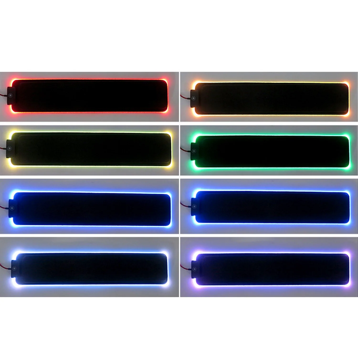 Elisona игровой RGB светодиодный коврик для поддержки запястья клавиатуры