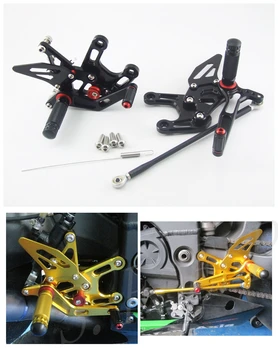 

CNC Adjustable Rearset Foot Pegs Rest Pedal For Kawasaki ZX10R 2008-2009-2010