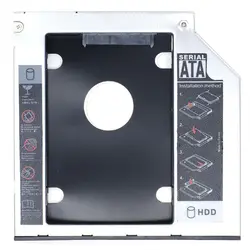Универсальный 9,5 мм Caddy 2,5 "2nd второй SATA HDD SSD корпус жесткий лоток для дисков для ноутбука CD DVD Встроенная память оптический привод блока слот