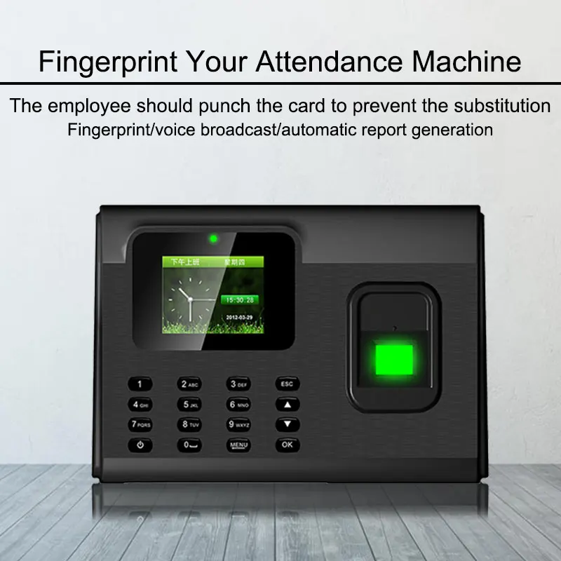 

Fingerprint Access Control System Time Clock USB Time Attendance Access Control keypad For Door Access Control