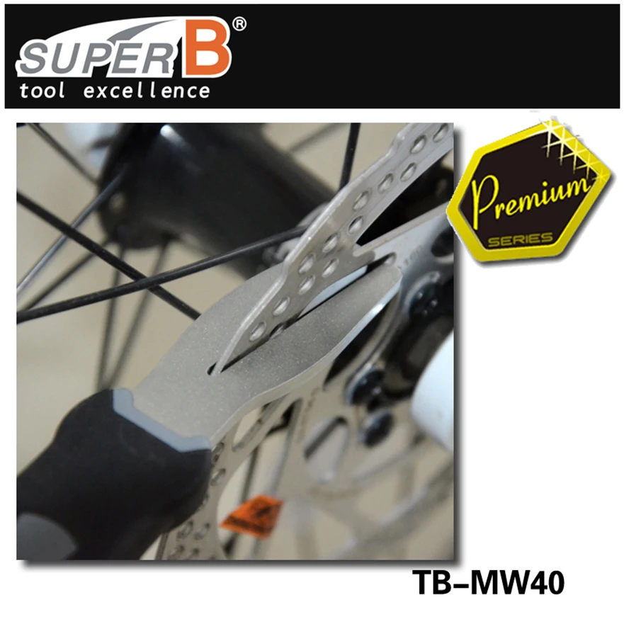 Супер B Премиум MTB велосипед ротор truing вилка для точной чистки дисковых роторов диск ключ для коррекции инструменты регулировки TB-MW40