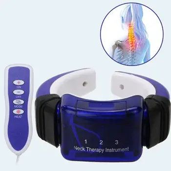 

Electric Neck Meridian Therapy Massager Far Infrared Heating Vertebra Treatment Instrument Pain Relief Magnetic Therapy Massager