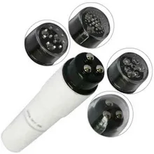 Мини электрический прибор для массажа, 4 головки, ручка типа, забота о здоровье, массаж глаз, маски для лица, отличная вибрация, тонкая Массажная палка для лица, для отдыха