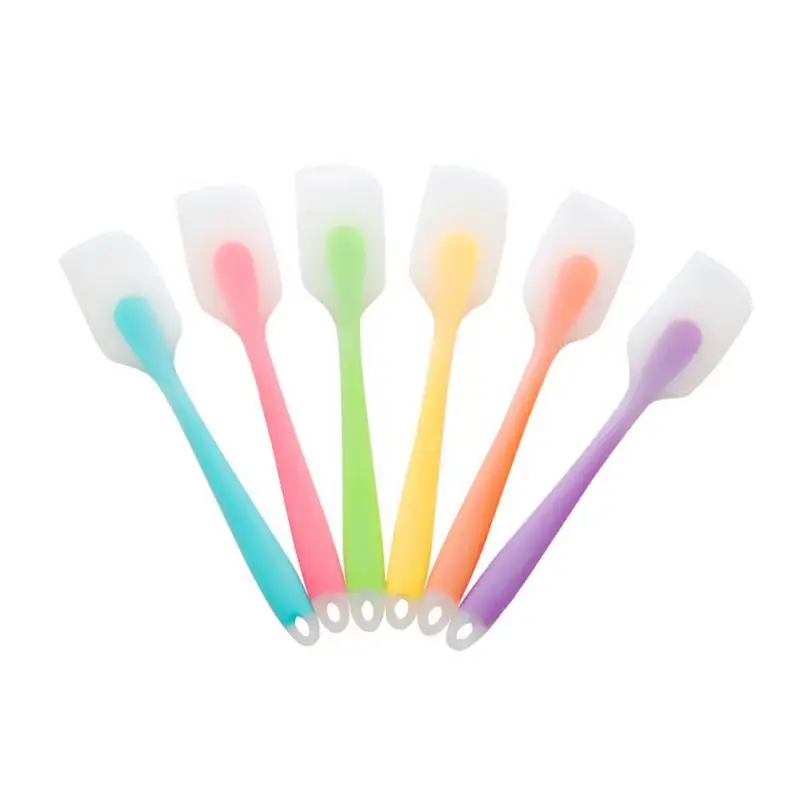 

Colorful Silicone Baking tools spatula Pastry Spatula Translucent Cake Cream Butter Scraper Kitchen Baking Tools random color