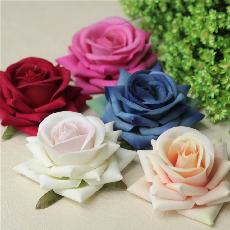 Favourite Flannel Rose Simulation Flowers And Plants Hat Lace