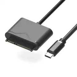USB 3,0/USB 3,1 type-C на Sata кабель 22Pin HDD SSD Кабель-адаптер для 2,5 дюймов 3,5 дюймов жесткий диск конвертер