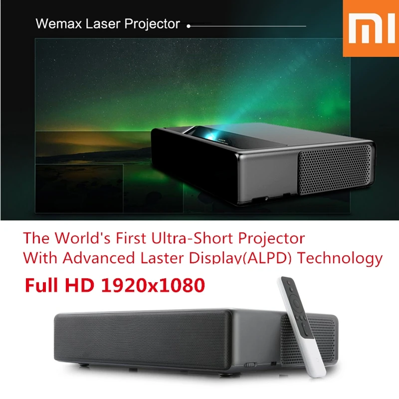 Оригинальный Xiaomi Mi лазерный проектор WEMAX ONE PRO люмен ТВ 150 &quotдюймов 1080 Full HD 4k Bluetooth 4