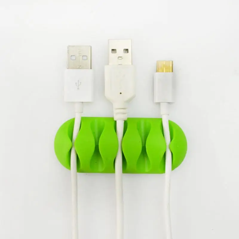 

Power Cords Charging Cables Clip USB Cord Management System Desktop Cable Organizer Cable Holde for MP3, MP4, Earphone #1228