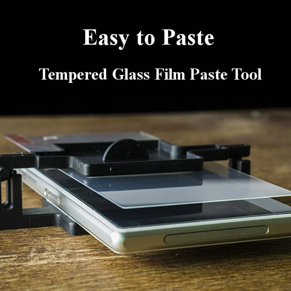 

Universal Tempered Screen Protector Tool Set Pasting Installation Tool for Smartphone Width Under 90mm