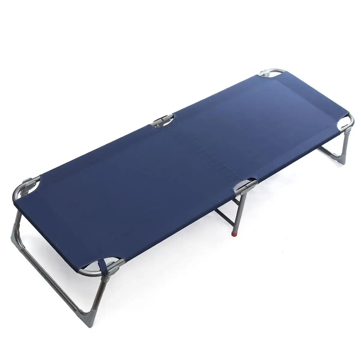 

Blue Folding Camping Bed Outdoor Portable Military Cot Sleeping Hiking Trave