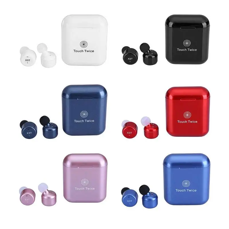 

TWS X3T Wireless Bluetooth 4.2 Touch Control In-ear Earphone w/Charger Box