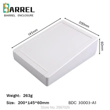 200*145*63 мм DIY пластиковый настольный корпус abs коробка для электронного проекта распределительная коробка монтажная плата пластиковая проволочная Соединительная коробка