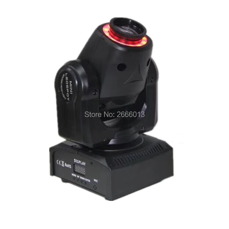 

With RGB Light Strip Mini Spot 30W LED Moving Head Light With Gobos Plate&Color Plate,High Brightness 30W Stage Effect Lighting