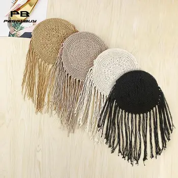

Round Straw Bag Women Wicker Rattan Bag Female Summer Woven Cross body Bags Lady Handmade Woven Handbag Bolsos Mujor bolso mujer